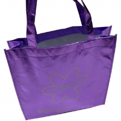 紫色纯腹膜手挽袋 EA065