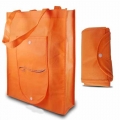 广州定做包边折叠塑料扣购物袋 ED048