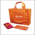 实用橙色广州定做折叠购物袋 ED057