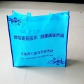 浅蓝色包装促销广告手提无纺布袋 DA029