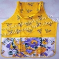 黄色印花优质8安士棉布围裙 DB058